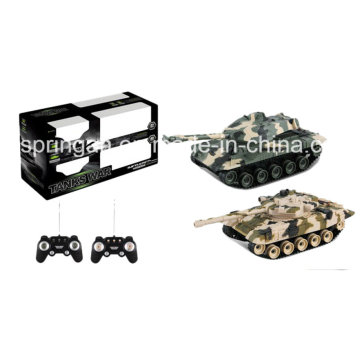 Tank Battle Set Militar juguetes de plástico (sin baterías incluidas)